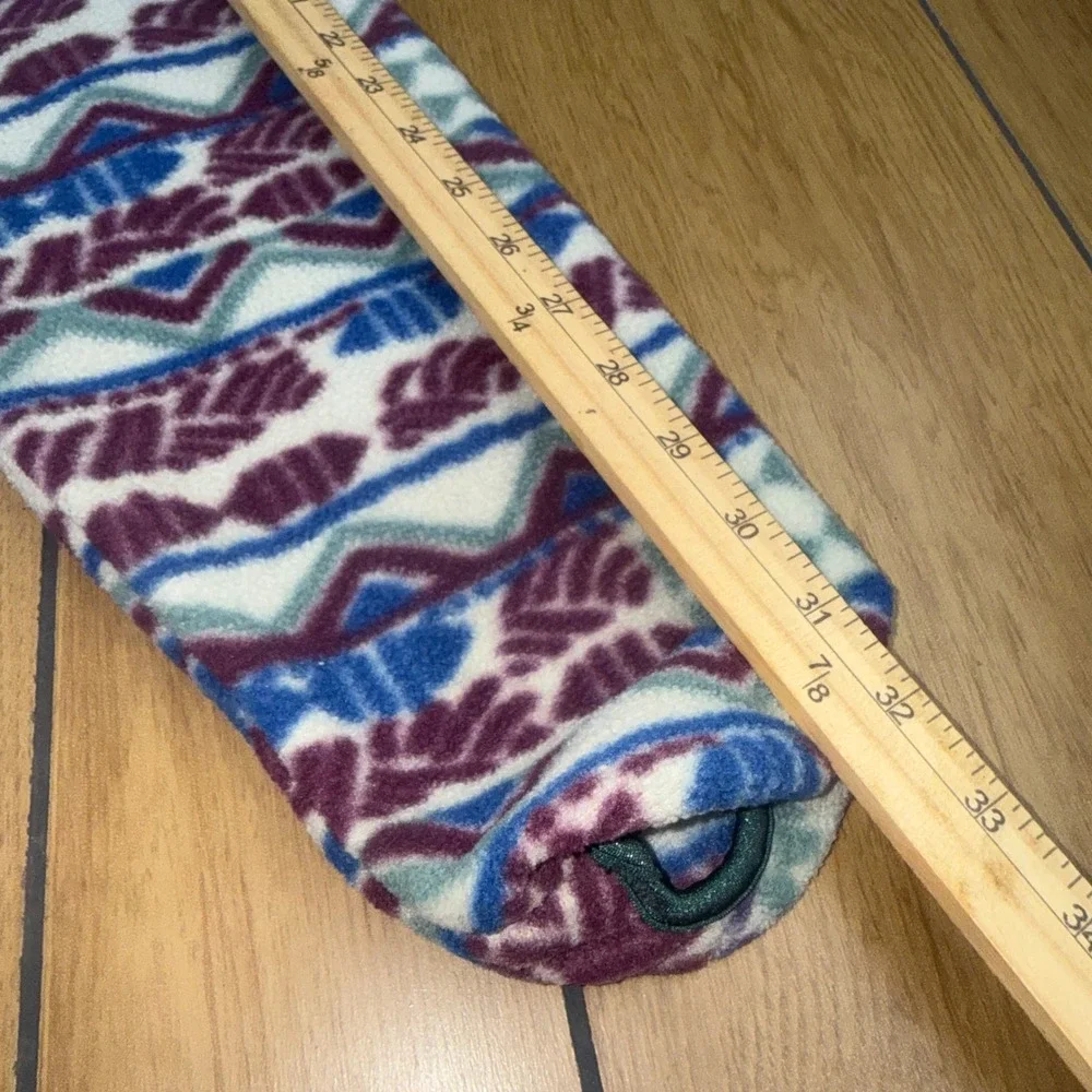 Vintage Columbia‎ Sportswear Mens Fleece Pullover Geometric Tribal Made in USA L